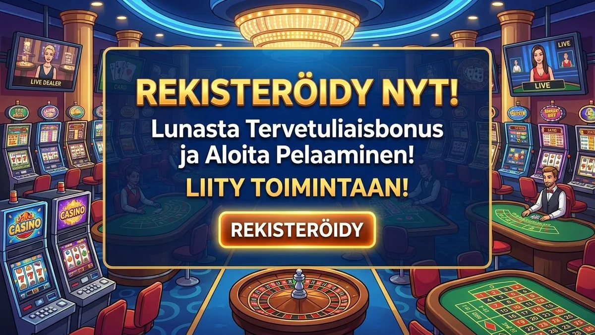 Rekisteröidy bonuksella